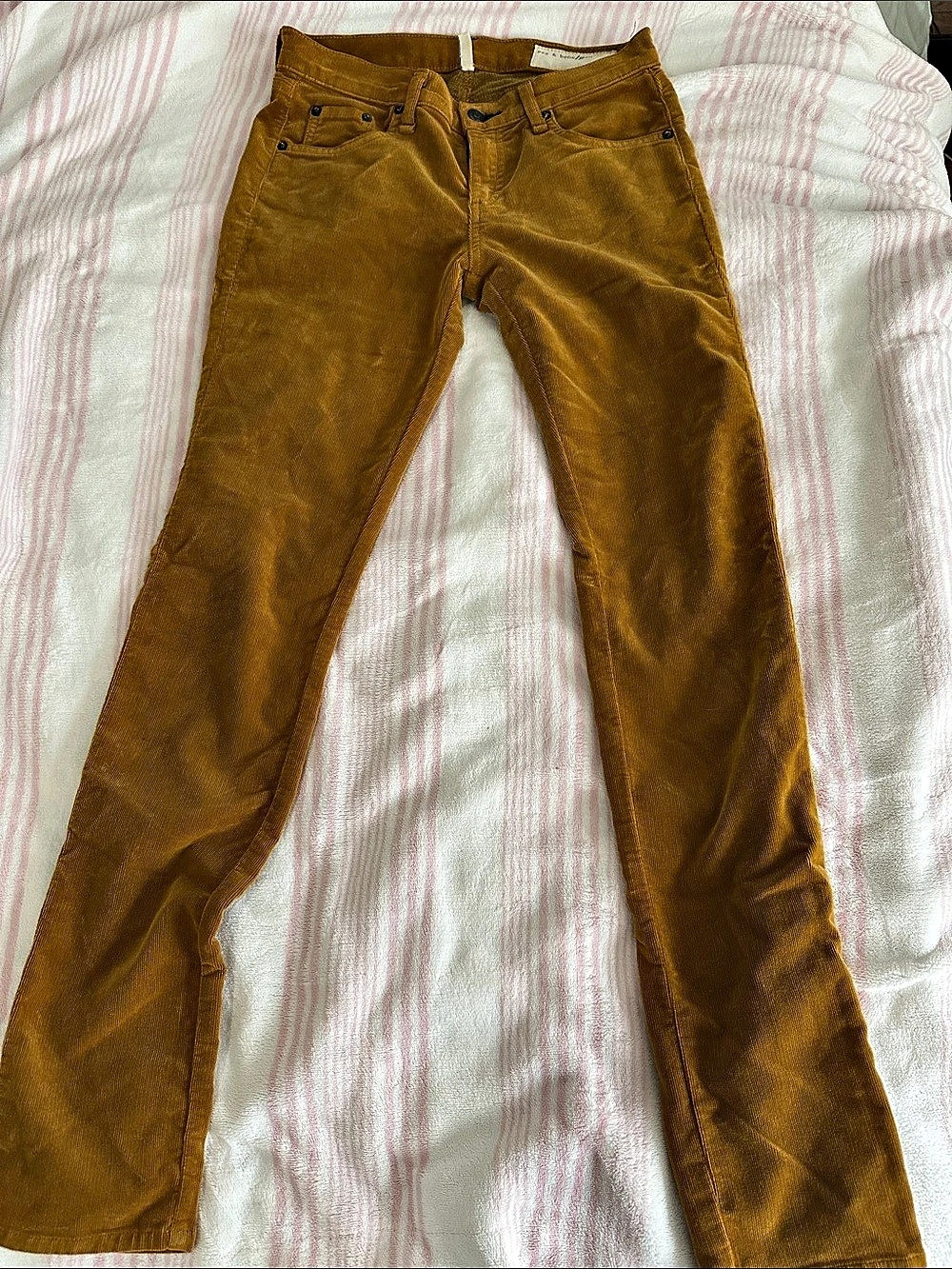 rag & bone/JEAN Corduroy Skinny Jeans Waist 26